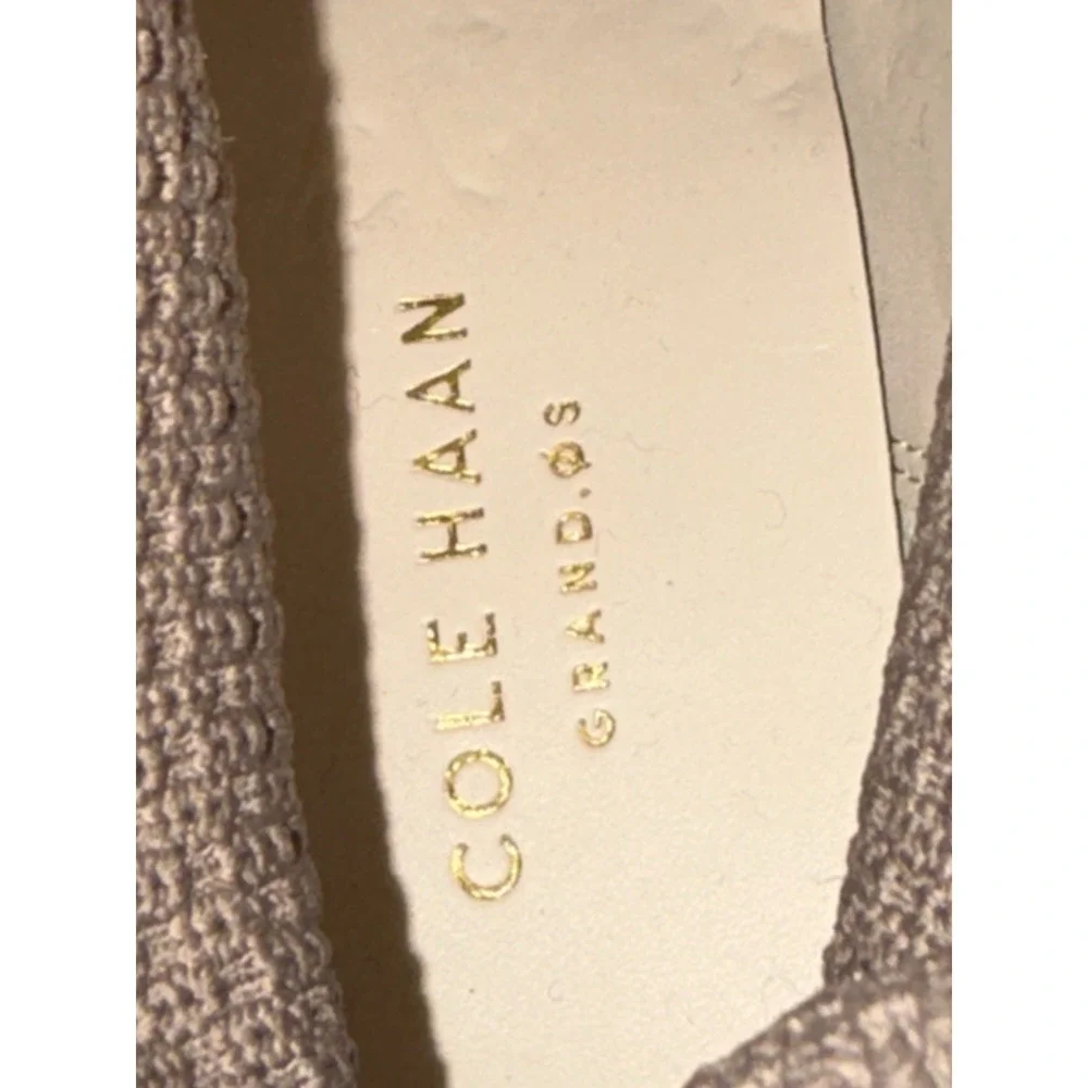 Cole Haan Camille Water Resistant Tan Booties Boots Size 6 Leather /‎ Fabric